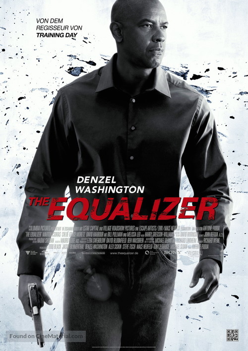 The Equalizer - German Movie Poster