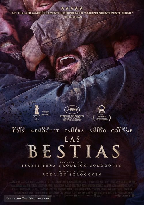 As bestas - Chilean Movie Poster