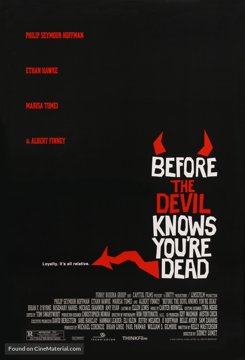 Before the Devil Knows You&#039;re Dead - Movie Poster