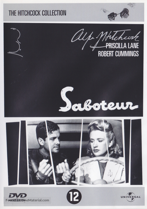 Saboteur - Dutch DVD movie cover