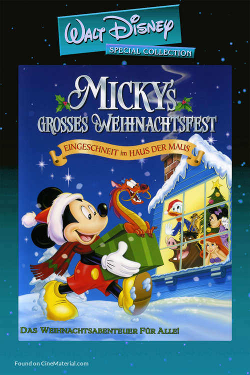 Mickey&#039;s Magical Christmas: Snowed in at the House of Mouse - German DVD movie cover