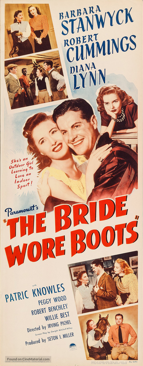The Bride Wore Boots (1946) movie poster