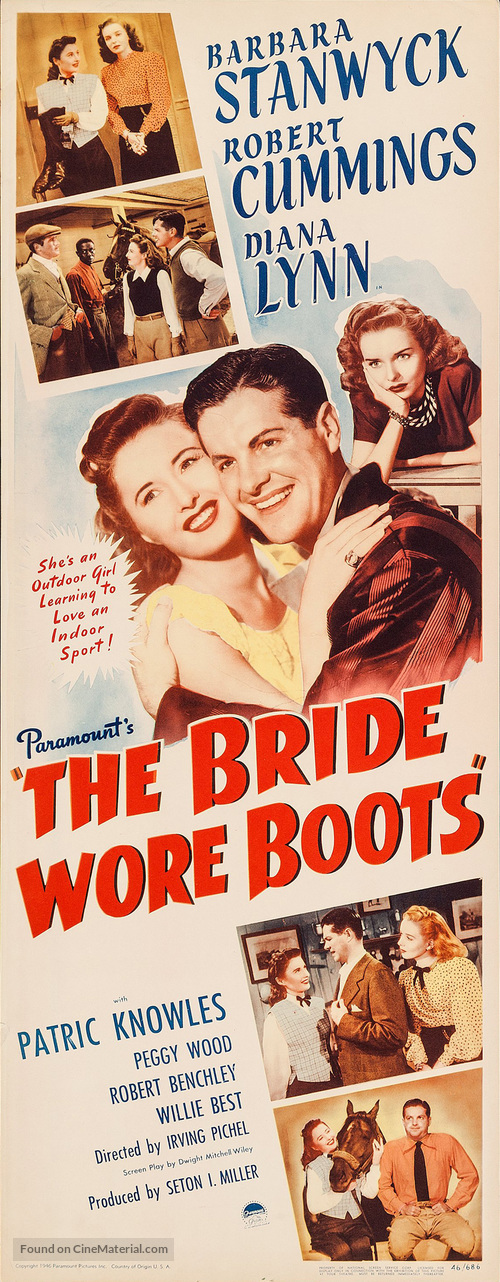 The Bride Wore Boots - Movie Poster