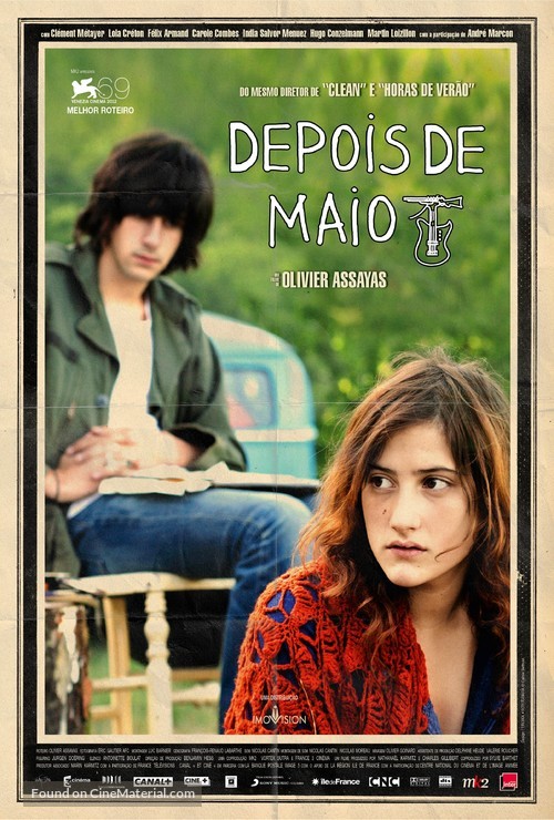 Apr&egrave;s mai - Brazilian Movie Poster