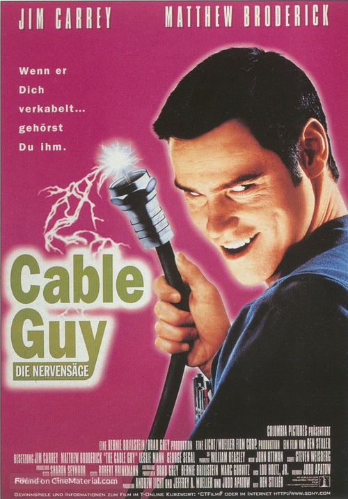 The Cable Guy - German Movie Poster