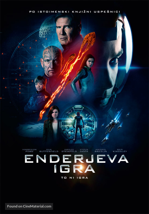 Ender&#039;s Game - Slovenian Movie Poster