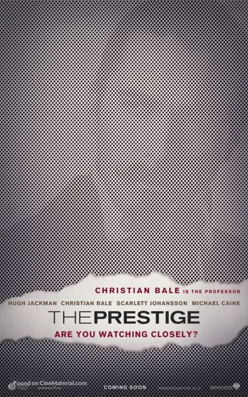 The Prestige - Character movie poster