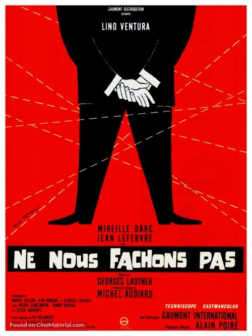 Ne nous f&acirc;chons pas - French Movie Poster
