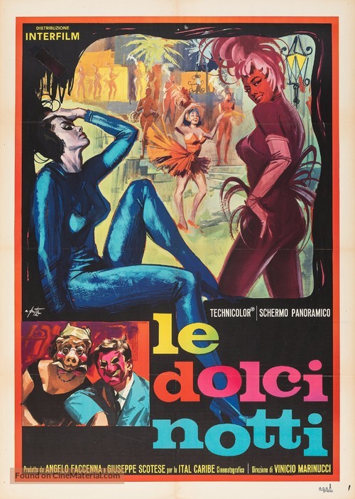 Le dolci notti - Italian Movie Poster