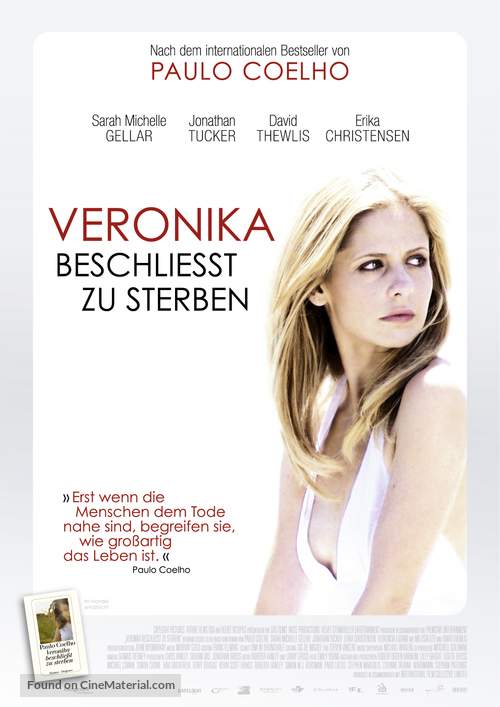 Veronika Decides to Die - German Movie Poster
