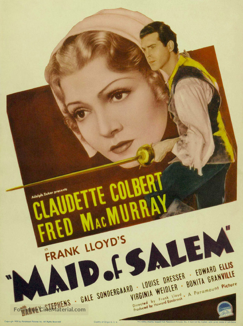 Maid of Salem - Movie Poster
