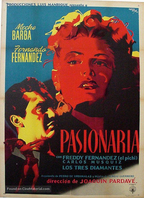 Pasionaria - Mexican Movie Poster