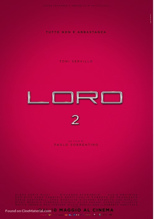 Loro 2 - Italian Movie Poster