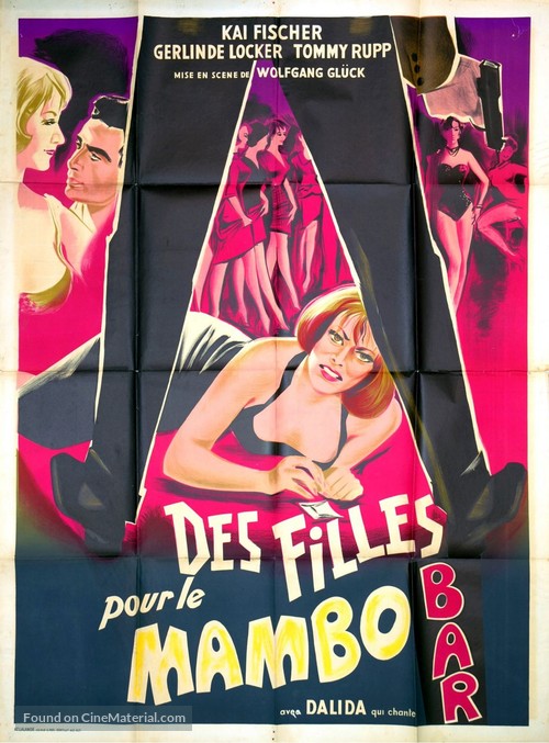 M&auml;dchen f&uuml;r die Mambo-Bar - French Movie Poster