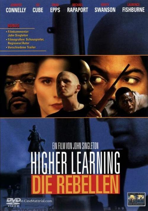 Higher Learning - German DVD movie cover