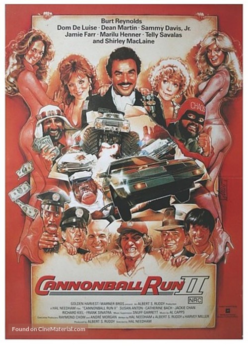Cannonball Run 2 - Australian Movie Poster