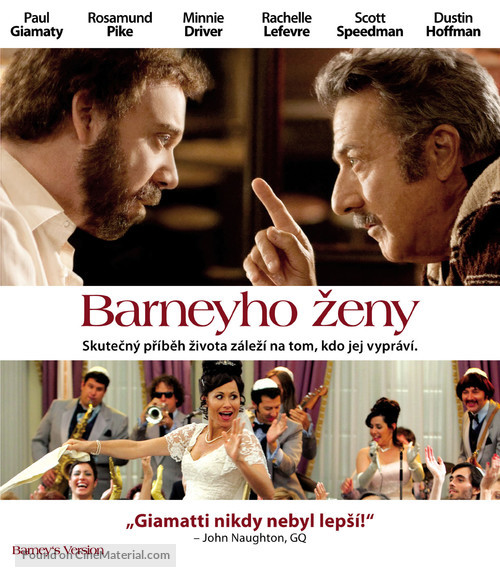 Barney&#039;s Version - Czech Blu-Ray movie cover