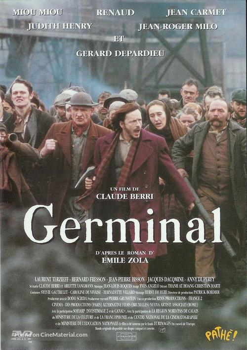 Germinal - French DVD movie cover