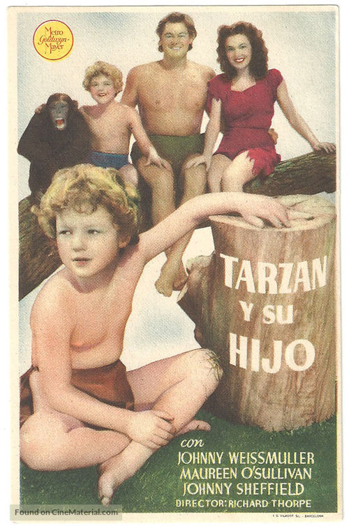 Tarzan Finds a Son! - Spanish Movie Poster