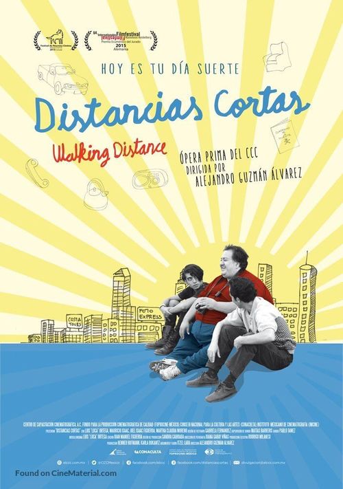 Distancias cortas - Mexican Movie Poster