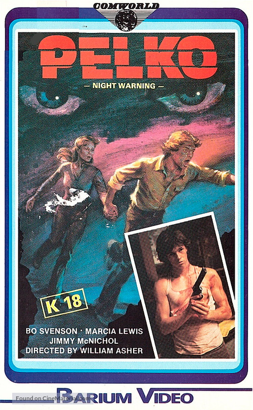Night Warning - Finnish VHS movie cover