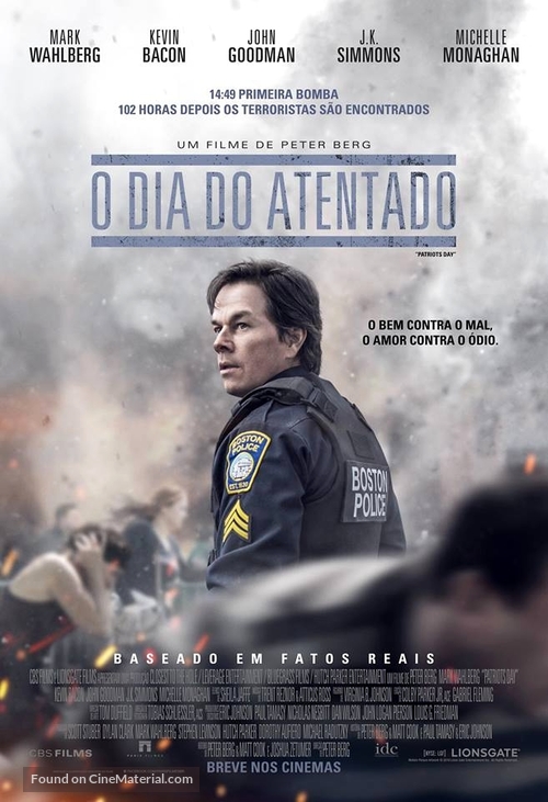 Patriots Day - Brazilian Movie Poster