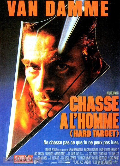 Hard Target - French Movie Poster