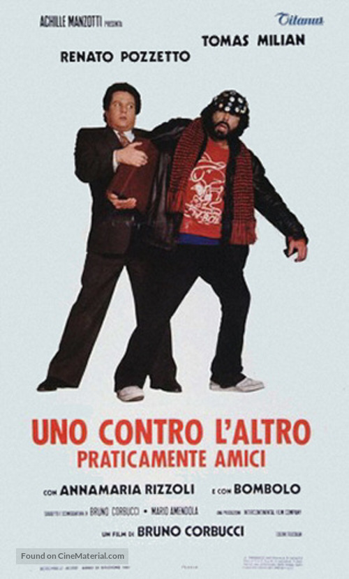 Uno contro l&#039;altro, praticamente amici - Italian Theatrical movie poster
