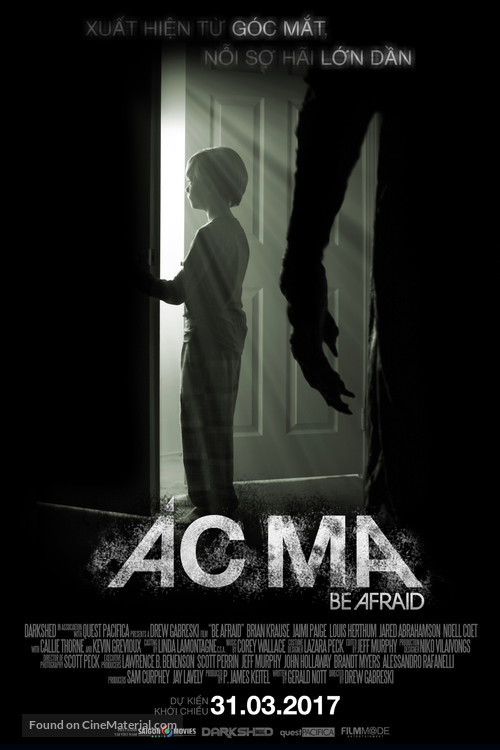 Be Afraid - Vietnamese Movie Poster