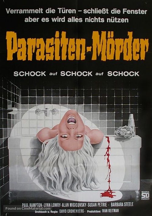 Shivers - German Movie Poster