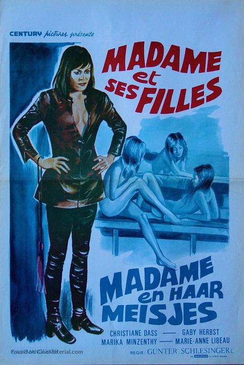 Die M&auml;dchen der Madame - Belgian Movie Poster