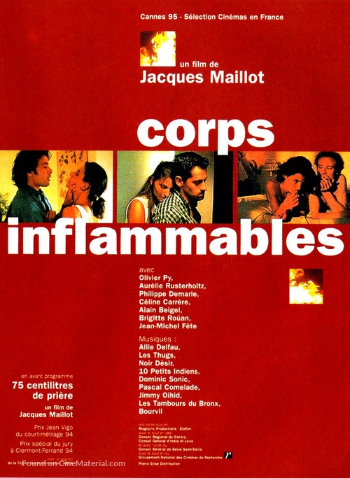 Corps inflammables - French Movie Poster