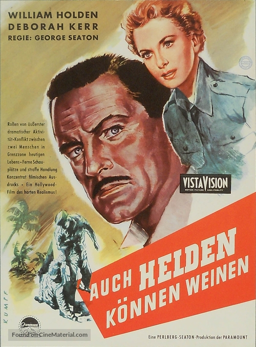 The Proud and Profane - German Movie Poster