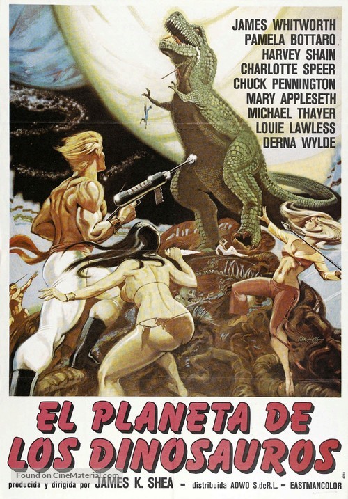 Planet of Dinosaurs - Spanish Movie Poster