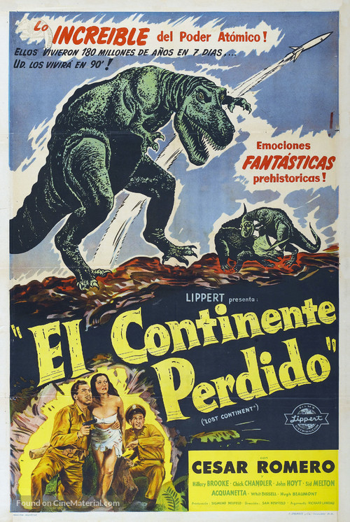 Lost Continent - Argentinian Movie Poster