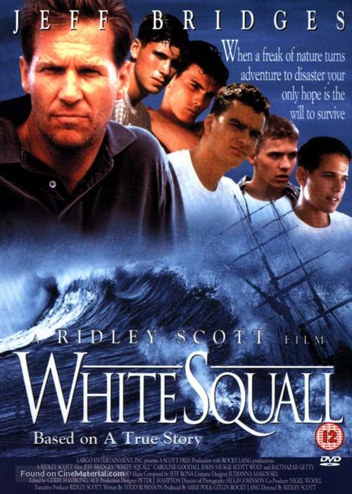 White Squall - British DVD movie cover