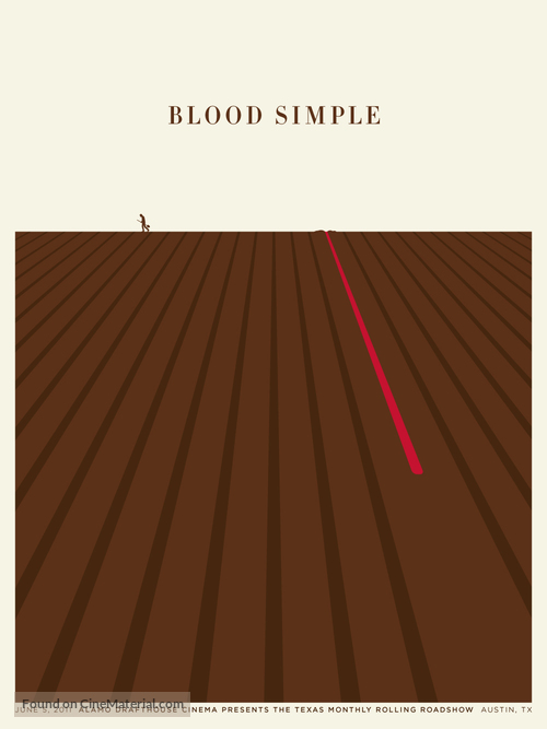 Blood Simple - Homage movie poster
