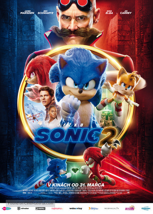 Sonic the Hedgehog 2 - Slovak Movie Poster