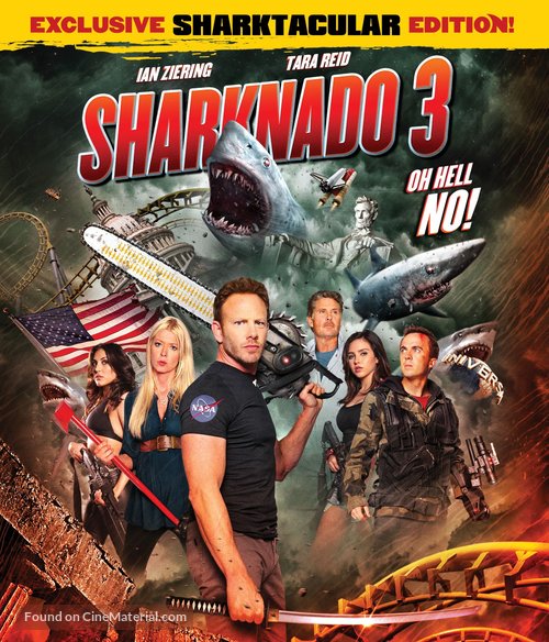 Sharknado 3 - Blu-Ray movie cover