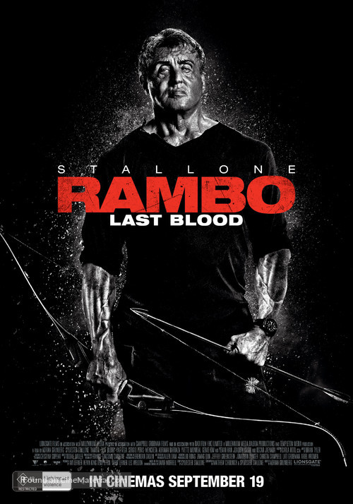 Rambo: Last Blood - Australian Movie Poster
