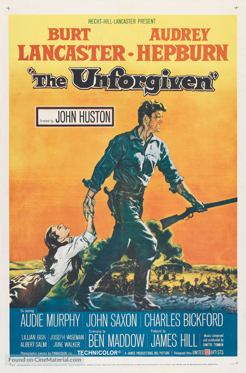 The Unforgiven - Theatrical movie poster