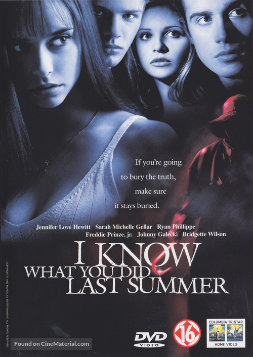 I Know What You Did Last Summer - Dutch DVD movie cover