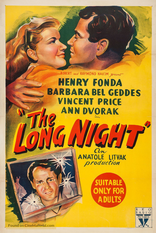 The Long Night - Australian Movie Poster