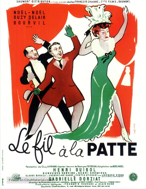 Le fil &agrave; la patte - French Movie Poster