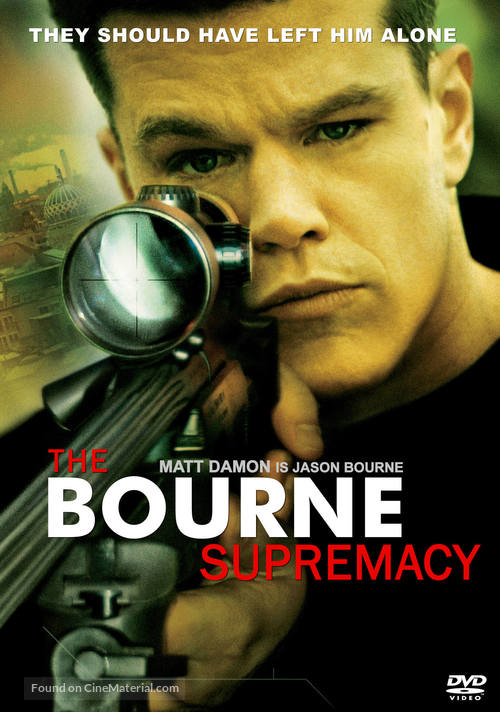 The Bourne Supremacy - DVD movie cover