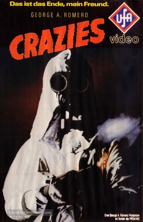 The Crazies - German VHS movie cover