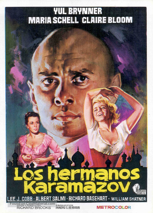 The Brothers Karamazov - Spanish Movie Poster