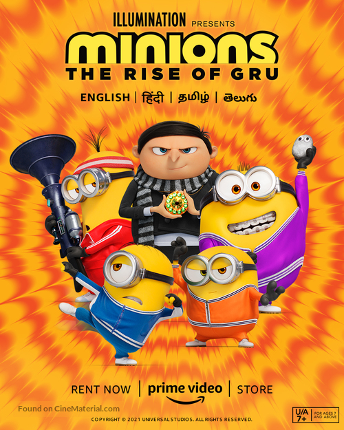 Minions: The Rise of Gru - Indian Movie Poster