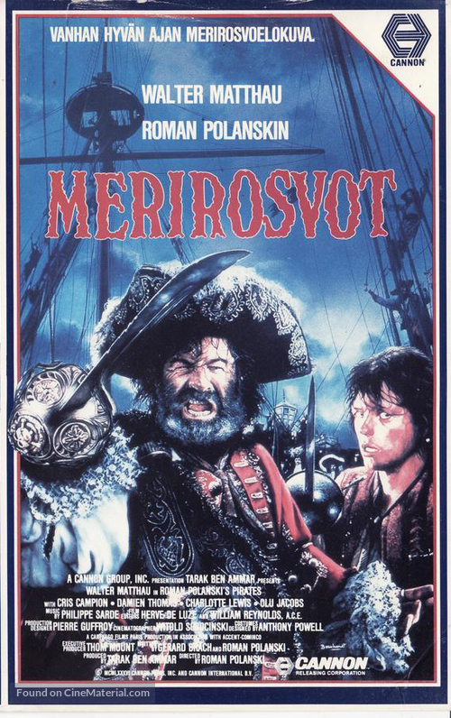 Pirates - Finnish VHS movie cover