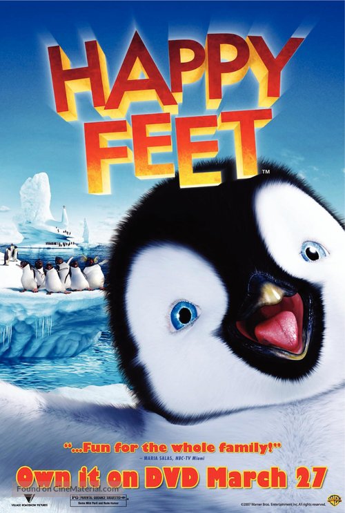 Happy Feet - Video release movie poster
